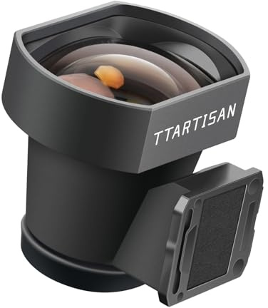 TTARTISAN 35mm Optischer Sucher Externer Kamerasucher mit 35mm Rahmenlinien, mehrfach beschichtetem Glas, Gehäuse aus Flugzeugaluminium, Blitzschuhhalterung, Leichter 25g Kamera sucher