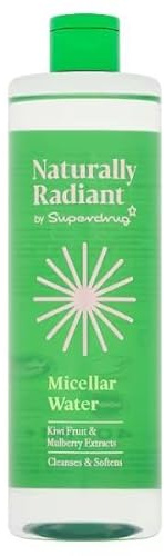 Naturally Radiant Micellar Water with Kiwi Fruit, Mulberry Extracts for Cleansing, Softening, 400ml