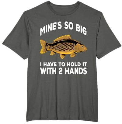 Fisherman Saying Carp Fish Joke Men's Funny Carp Fishing T-Shirt