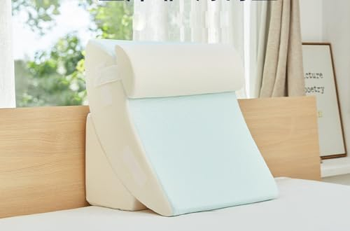Ortho Pillows Bettkeilkissen-Set – Schaumstoff, verstellbar für Rücken, Bein, Knieschmerzen, Linderung nach Operationen, Säure-Reflux – stützende Kissen für besseren Schlaf, Lesen, Ausruhen –