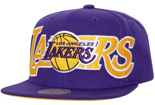 Mitchell & Ness NBA Full Frontal Snapback Cap Los Angeles Lakers