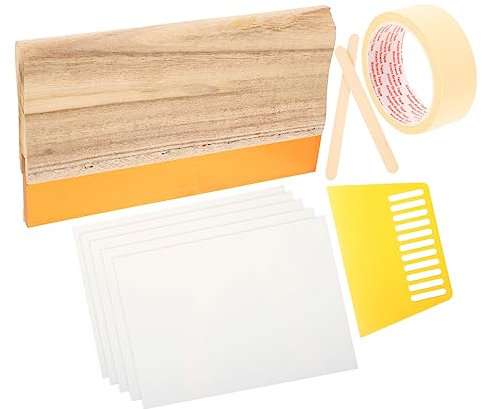 SEWOART 1ensemble Kit Professionnel De Grattoir à Encre Pour Sérigraphie De Résistant à Usure Shirt Et Affiches