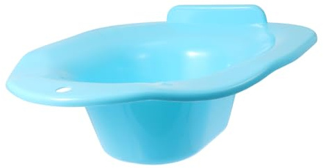 SAFIGLE Sitzbad aus Blauem Pp Kunststoff für Schwangere und Babys mit Hygienischem Toilettensitzbad und Praktischem Badewannensitz für Wochenbettpflege