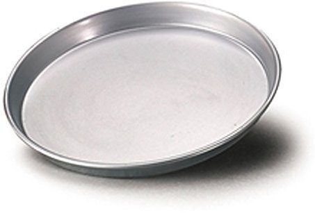 FASA Tortiera Bassa Alluminio Puro Altezza 3cm Stampo per crostata Uso Professionale (32cm)