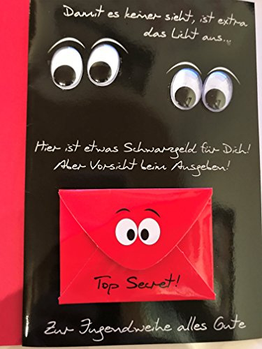Jugendweihe, Geldkarte, etwas Schwarzgeld für Dich