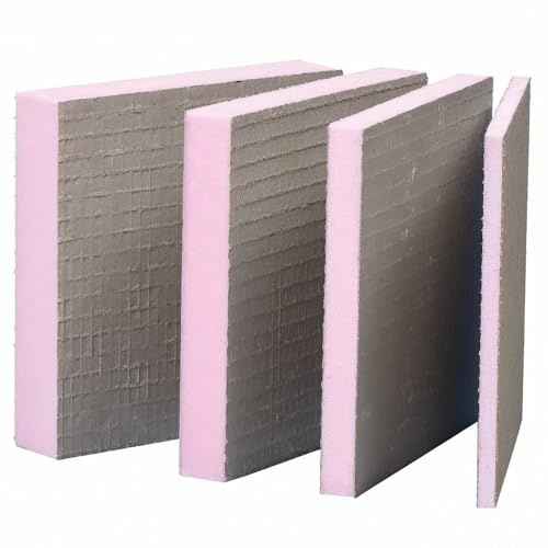 doitBau 6 placas XPS (4,32 m²) – 120 × 60 × 3,0 cm – Recubrimiento especial por ambos lados – extremadamente resistente a la presión 380 kPa – para uso en interiores y exteriores