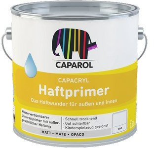 Caparol Capacryl Haftprimer Größe 2,5 LTR, Farbe silbergrau