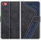 MOBESV Phone Cover For iPhone 5C, Flip Wallet Case for iPhone 5C Phone Case, Black/Dark Blue