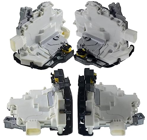 Frankberg 4x Türschloss Stellmotor Vorne Hinten | Kompatibel mit A6 4F2, A4 8EC, Exeo 3R2, A8 4E2 4E8, A3 8P1, Exeo ST 3R5, A4 Cabriolet 8H7 B6 8HE B7, A4 Avant 8ED