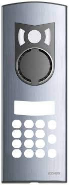 Elvox-Placca a/v 2M per tastiera alluminio per serie 1300