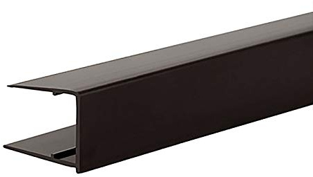 16mm SNAPA Polycarbonate End Closure - 2.1m, Chocolate Brown