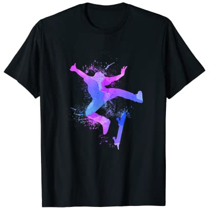 Free Skater Skateboard Waveboard Longboard Skater T-Shirt