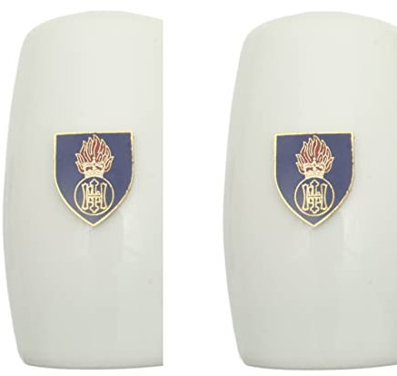 Royal Highland Fusiliers China Salt and Pepper Shakers Cruet Set Modern White CSP ME24