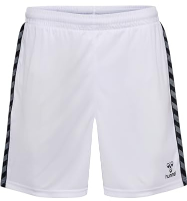 hummel Authentic PL Shorts Herren, Verstellbarer Kordelzug im Hosenbund, Chevron-Band, 100% recyceltes Polyester, Atmungsaktiv BEECOOL-Stofftechnologie, Normale Passform (1er Pack)