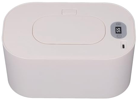 Fockety Baby-Feuchttuchwärmer, tragbarer USB-Baby-Feuchttuchspender, Schnellheizung mit konstanter Temperatur, intelligente Windeltuchwärmer für Neugeborene, unverzichtbar für Babys