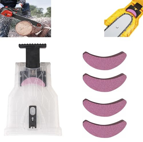 XJBCOD Libiyi Chain Saw Sharpener, Sherem Chainsaw Sharpener, Libiyi Shirem Universal Chainsaw Sharpener, Portable Chainsaw Sharpener, Portable Fast Chain Saw Sharpener for 14-20 Inch Chainsaw Blades(