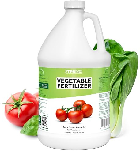 Vegetable Fertilizer – Liquid Plant Food for Bigger Harvests, Stronger Roots & Healthy Garden Growth, 1 Gallon