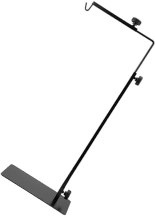 ibasenice Supporto Lampada Rettili Regolabile in Metallo Base Solida e Dissipazione Calore Efficiente Accessorio Portatile per Terrari Sicuri e Protettivi
