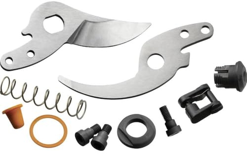 Original Ersatzteil-Set für Fiskars Profi Bypass Gartenschere PB-8 M / L, Mit Klingen, Feder, Schloss und Schrauben, Grau/Schwarz, 1026280