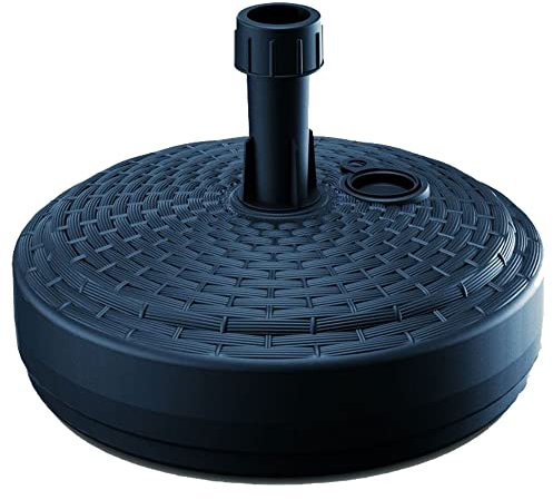 10 kg Polyethylen -Regenschirmbasis 39 x 39 x 13 cm in Anthrazitfarbe