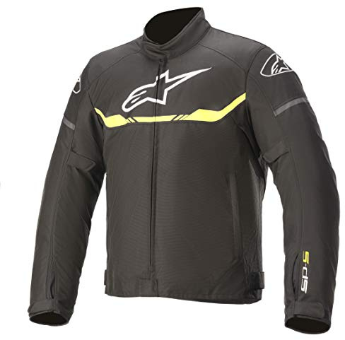 Alpinestars Herren T-sp S Waterproof Jacket Black/Fluo Red Motorcycle Clothing | Wetterfester Fahrkomfort