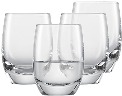 SCHOTT ZWIESEL Vasos de licor For You (set de 4), vasos de chupito intemporales para aguardiente, vasos de cristal Tritan aptos para lavavajillas, fabricados en Alemania (art. nº 121874)
