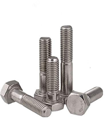 M12 Gewindebolzen 304 Edelstahl Sechskantschraube Grobgewinde Sechskantschraube (2 Stück) – M12 x 45 mm