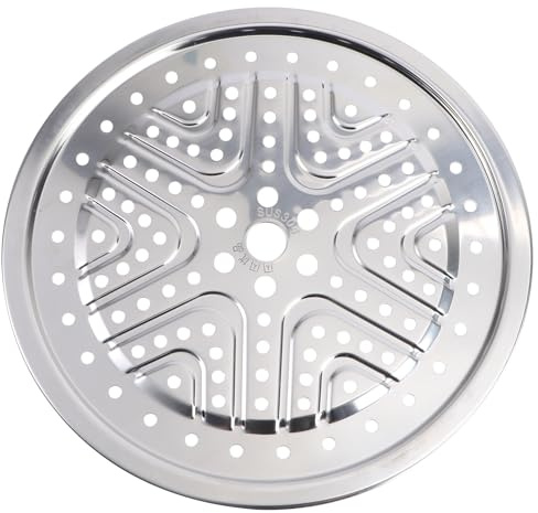 HEMOTON Dampfgarer Einsatz Dim Sum Dämpfer 26cm Edelstahl Einlegerost Kochständer Rund Kuchenrost Dampfer Rack Dämpfeinsatz für Kochtöpfe Töpfe Kuchengitter Abkühlgitter zum Kochen Gitterrost
