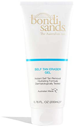 Bondi Sands Self Tan Eraser Gel | Gentle Instant Tanning Removal in 5 Minutes, Ultra-Nourishing Hydrating Formula, Dermatologically Tested, Vegan + Cruelty Free | 200 mL/6.76 Oz