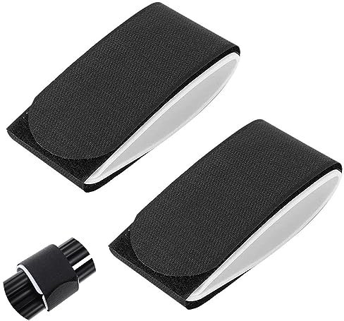Skibänder Skibänder klett Ski Strap Skier Befestigungsbänder Ski Schultergurt Ski-Geschirr Ski Tragegurt Verstellbare Ski Snowboard Nylon Strap Ski-Kletts für Ski und Skistöcke, Schwarz, 2 Stücke