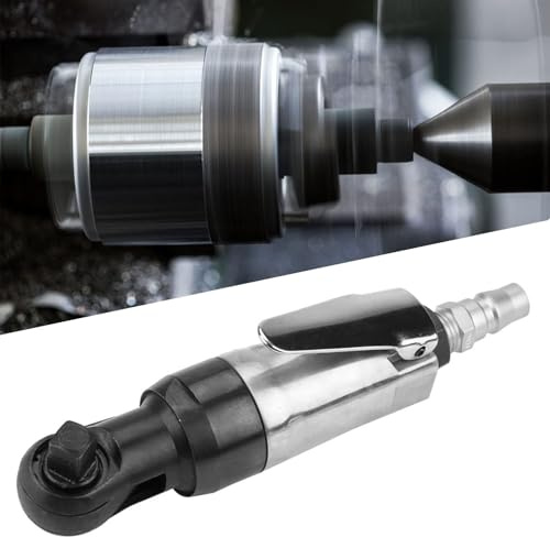 Artillery Llave de Carraca Neumática, Mini Llave de Trinquete Neumática con Accionamiento Cuadrado, Herramienta Profesional para Instalaciones Industriales (1/4)