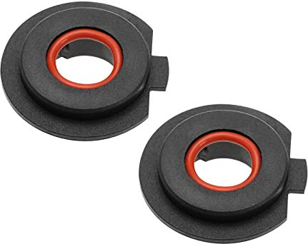 SG Store 2 x Auto-H7-LED-Scheinwerfer-Leuchtmittel-Halterung, Adapter-Sockel, Halterung, Auto-Scheinwerfer, Ersatzkomponenten, Kunststoff, schwarz, 15 mm Lochgröße