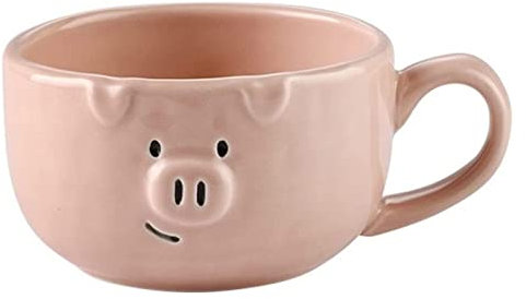 Tazze Giganti for la Colazione, Insalatiera, Tazza da Zuppa in Ceramica, Contenitore Unico for Tazza da Zuppa, Ciotole for Zuppa di Tè e Caffè, Piccola Tazza da Colazione in Ceramica, Ciotola for Cere