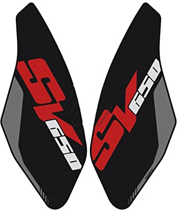 Tank Pads Für Suzuki SV650 SV 650 2017-2022 Motorrad Seite Tank Pad Schutz Knie Grip Anti-rutsch (Color : 1)