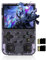 RG353V Pocket Console pantalla táctil IPS de 3,5 pulgadas, Dual OS Android 11 and Linux System, Support 5G WiFi 4.2 Bluetooth Moonlight Streaming HDMI Output Built-in 64G SD Card , Trasparente Viola