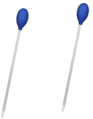 DOITOOL 2pcs Aquarium Long Pipette Feeder Fish Tank Water Changer Tool 30cm for Fish