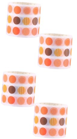 Operitacx 4stücke Washi Tape Coil Orange Selbstklebende Und Beschreibbare Klebebänder Für Planner Journaling Und Kreative Bastelprojekte Aus Hochwertigem Washi-papier