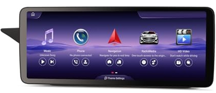 Erisin 12,3 Pulgadas Android 16 Radio Coche Bluetooth Navegador GPS para Mercedes Clase E W212 S212 2009-2012 NTG 4.0 Estéreo CarPlay Android Auto WiFi 4G Dab+ DSP Canbus Qualcomm 8 Núcleos 8GB+128GB