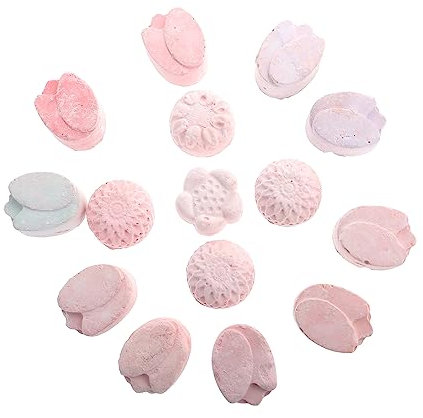 WOONEKY 45stücke Teiliges Mineralstein Kaubedarf Für Kleintiere Hochkalzium-mahlsteine Für Hamster Kaninchen Meerschweinchen Und Papageien Zufällige Formen Für Zahnpflege Und