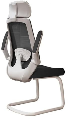 Shihan-2015 Sillas de Oficina Silla de Escritorio ergonómica de Las sillas de Escritorio de Oficina con la Silla ejecutiva Ajustable de la Ayuda Lumbar de la barandilla Silla de Escritorio(Blanco)