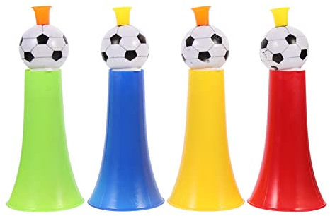 Abaodam 4stücke Stadionhorn Für Fußballfans Ausziehbare Krachmacher Trompete Für Sportereignisse Und Partys Farben Zufällig Für Jubel Und Feiern