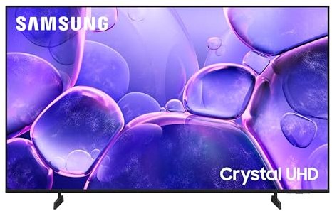 Samsung Crystal UHD U8070f 4K 43 Zoll LED Fernseher, Prozessor 4K, Metalstream Design, AI Upscaling, Gaming Hub, Knox Security, Kostenlose Inhalte, Smart TV (2025), 43u8079f, 109 Cm