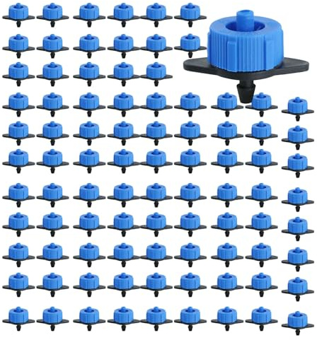 Zeyaoaea Irrigation Dripper | Emitter for Watering System - Adjustable Multifunctional 2L/4L/8L Irrigation Dripper for Patio, Agriculture, Garden, Greenhouse, Lawn