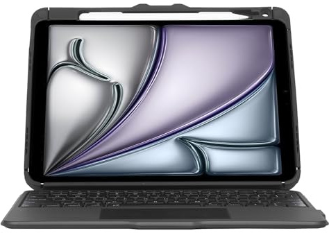 Targus VersaVu - Funda con Teclado Bluetooth para iPad Air de 11 Pulgadas (M2), iPad de 11.9 Pulgadas (10ª generación) y iPad Pro de 11 Pulgadas (1ª-4ª generación) - Reino Unido
