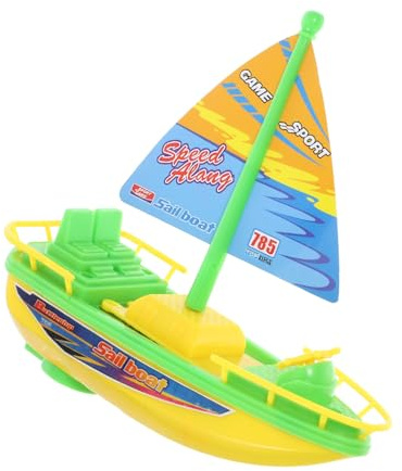 Mipcase Jouet Bateau pour Bain Garçon Fille Jouet De Bain pour Tout-Petit Petit Bateau pour Douche Garçon Fille