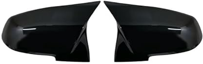 Auto Spiegelkappen Rückspiegelkappe, Seitenspiegelabdeckung Für 1 2 3 3GT 4 X1 E84 M2 I3 Serie F20 F21 F22 F23 F30 F31 F32 F33 F34 F80 Stücke Auto Rückspiegel Kappe(Black)