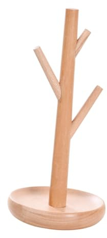 Gatuida Expositor de Joyas Colgantes de Madera Forma de Árbol
