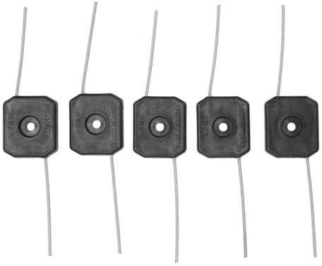 LUCKDANO Cabezal de Corte de Repuesto Hilo de desbrozadora de 150 mm, cortacésped eléctrico con Tabla de plástico y Cable de Acero Resistente para el Recorte de césped en el
