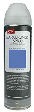 SDV Forst Markierungsspray Leuchtblau Markierungsfarbe Bau Farbe
