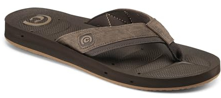 Cobian Men's Draino 2 Flip Flop, Chocolate, 11 M US